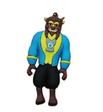3D PVC Figure Keychain - Disney Princess - Beast Blue Jacket Outfit