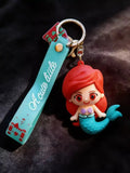 3D PVC Figure Keychain - Disney Princess - Chibi Ariel Mermaid Variant 4