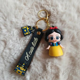 3D PVC Figure Keychain - Disney Princess - Snow White Chibi Figure