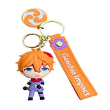 3D PVC Figure Keychain - Genshin Impact - Chibi Childe Standing