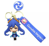 3D PVC Figure Keychain - Genshin Impact - Chibi Ganyu Standard Outfit