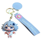 3D PVC Figure Keychain - Genshin Impact - Chibi Paimon Standard Outfit