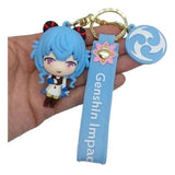 3D PVC Figure Keychain - Genshin Impact - Ganyu Chibi Standard Outfit