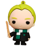 3D PVC Figure Keychain - Harry Potter - Draco Malfoy Holding Wand
