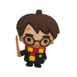 3D PVC Figure Keychain - Harry Potter - Chibi Holding Wand