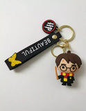 3D PVC Figure Keychain - Harry Potter - Chibi Holding Wand