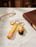 3D PVC Figure Keychain - Harry Potter - Hermione Granger Holding Wand