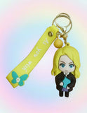 3D PVC Figure Keychain - Harry Potter - Chibi Luna Lovegood Holding Book