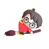3D PVC Figure Keychain - Harry Potter - Riding Broom