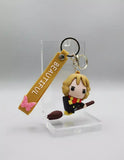 3D PVC Figure Keychain - Harry Potter - Hermione Granger Riding Broom