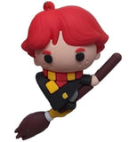 3D PVC Figure Keychain - Harry Potter - Ron Weasley On Broom