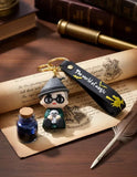 3D PVC Figure Keychain - Harry Potter - Minerva Mcgonagall With Cat
