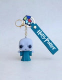 3D PVC Figure Keychain - Harry Potter - Voldemort Teal Robe Arms Out