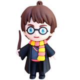 3D PVC Figure Keychain - Harry Potter - Chibi Wand Scarf