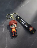 3D PVC Figure Keychain - Harry Potter - Chibi Harry Holding Pumpkin