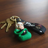 3D PVC Figure Keychain - Harry Potter - Draco Malfoy In Snake Egg