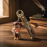 3D PVC Figure Keychain - Harry Potter - Holding Hedwig Satchel