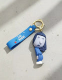 3D PVC Figure Keychain - Intensamente - Sadness In Tracksuit