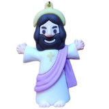 3D PVC Figure Keychain - Jesus I Love You - Jesus Open Arms