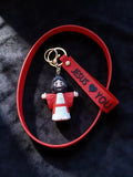 3D PVC Figure Keychain - Jesus I Love You - Jesus Red Robe Open Arms