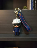 3D PVC Figure Keychain - Jujutsu Kaisen Guerra De Hechiceros - Satoru Gojo Blindfold