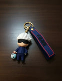 3D PVC Figure Keychain - Jujutsu Kaisen Guerra De Hechiceros - Gojo Holding Cursed Spirit