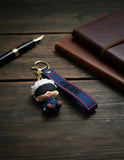 3D PVC Figure Keychain - Jujutsu Kaisen Guerra De Hechiceros - Chibi Gojo Blindfold Sitting