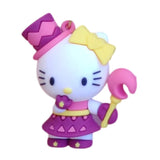 3D PVC Figure Keychain - Hello Kitty - Magician Outfit
