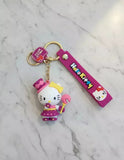 3D PVC Figure Keychain - Hello Kitty - Magician Outfit