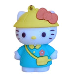 3D PVC Figure Keychain - Hello Kitty - School Uniform