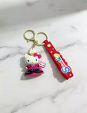 3D PVC Figure Keychain - Hello Kitty - Masquerade Gown