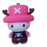 3D PVC Figure Keychain - Hello Kitty - Chopper Outfit