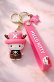 3D PVC Figure Keychain - Hello Kitty - Chopper Outfit