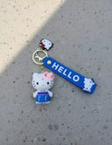 3D PVC Figure Keychain - Hello Kitty - Hanbok Outfit