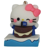 3D PVC Figure Keychain - Hello Kitty - Winking Mini Cookie