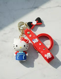 3D PVC Figure Keychain - Hello Kitty - Hanbok