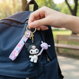 3D PVC Figure Keychain - Kuromi - With Baku Mallet