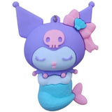 3D PVC Figure Keychain - Kuromi - Mermaid Sleeping