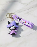 3D PVC Figure Keychain - Kuromi - Witch Lantern Baku