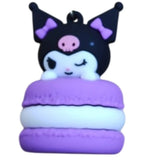 3D PVC Figure Keychain - Kuromi - Peeking Macaron