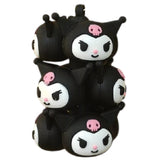 3D PVC Figure Keychain - Kuromi - Head Stack
