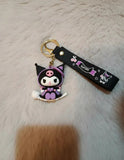 3D PVC Figure Keychain - Kuromi - Witch On Broom