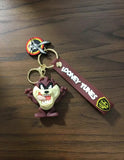 3D PVC Figure Keychain - Looney Tunes - Taz Sticking Tongue Out
