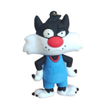 3D PVC Figure Keychain - Looney Tunes - Sylvester Tune Squad