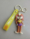 3D PVC Figure Keychain - Looney Tunes - Lola Bunny Space Jam