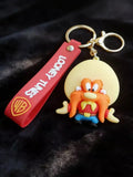 3D PVC Figure Keychain - Looney Tunes - Yosemite Sam Arms Out