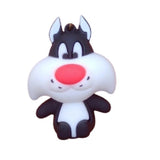3D PVC Figure Keychain - Looney Tunes - Chibi Sylvester Standing