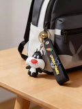 3D PVC Figure Keychain - Looney Tunes - Chibi Sylvester Standing