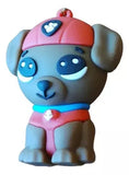3D PVC Figure Keychain - Paw Patrol -006B- - Rubble Sea Patrol Sitting