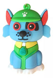 3D PVC Figure Keychain - Paw Patrol - Rocky Recycling Uniform